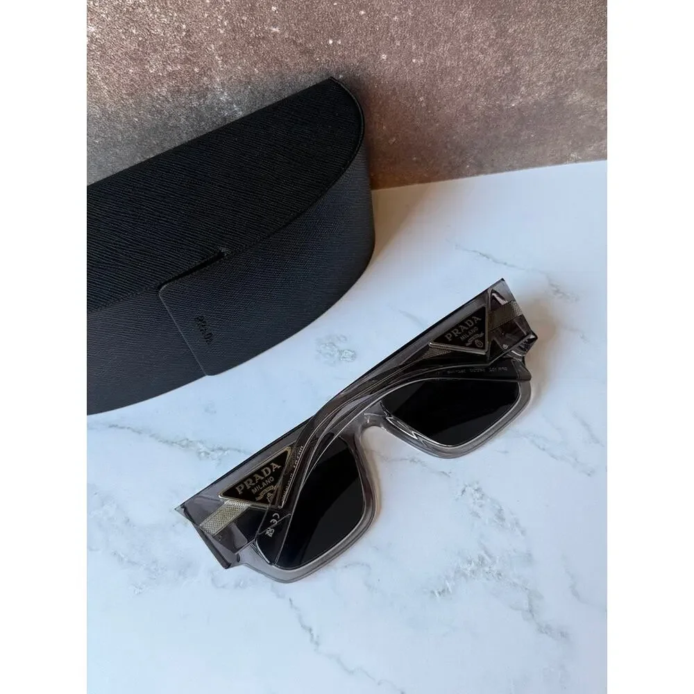 NEW Prada PR10ZS Asphalt Grey Sunglasses Unisex $563